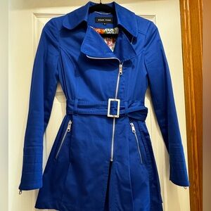 Black Rivet XS Blue trench coat